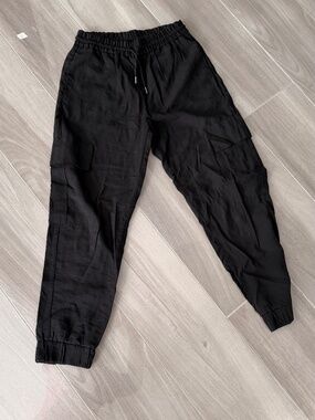 Zara black light weight cargo pants